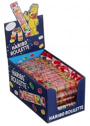 Haribo Roulette 50 Rollen, 1.25 kg f&uuml;r 6,49&euro; mit Prime statt 10&euro;