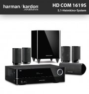 Harman/Kardon HD Com 1619S 5.1 Heimkinosystem HKTS 9 + AV Receiver AVR-161S nur 499&euro;