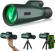 Harnestle BAK4 Prisma 10-30x 50mm HD Monokular mit Handyhalterung und Stativ
