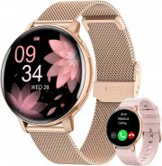 HASAKEI S53 Damen Smartwatch mit Telefonfunktion und 120 Sportmodi f&uuml;r Android und iOS