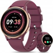 HASAKEI Smartwatch und Fitnessuhr mit Telefonfunktion f&uuml;r iOS und Android