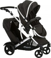 Hauck Geschwisterwagen Duett 2 Black/Forest