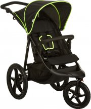 Hauck Kinderwagen Runner black/neon yellow