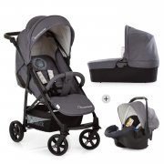 Hauck Kombi-Kinderwagen Rapid 4X Plus Trio Set Mickey Cool Vibes mit Babyschale