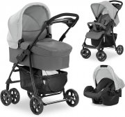 Hauck Shopper Trio Set Kombi Kinderwagen inkl. Babywanne und Babyschale