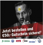 Hauptuntersuchung inkl. Abgasuntersuchung (1) + 50,- EUR Einkaufsgutschein geschenkt (2) bei ATU !