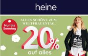Heine 20% auf fast alle Artikel