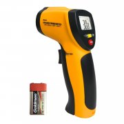 Helect Digitales Laser Infrarot Thermometer Pyrometer (-50&deg;C bis 550&deg;C) mit LCD Beleuchtung 