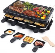 HengBO Raclette Grill f&uuml;r 8 Personen