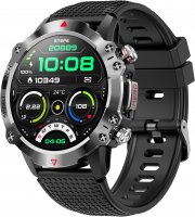 HENLSON KR10 Smartwatch und Fitnessuhr mit 100+Sportmodi und Telefonfunktion f&uuml;r iOS und Android