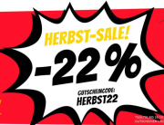 Herbst Sale mit bis zu 80% Rabatt + 22% Extrarabatt