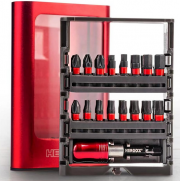 HEROCKX 33-teiliges Schrauberbit-Set inkl. Schnellwechsel-Bithalter