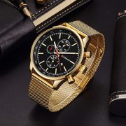 Herren Quarz Beil&auml;ufige Uhr 30M Wasserdicht