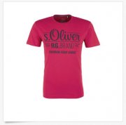 Herren T-Shirt mit s.Oliver Signature-Print neue Farben f&uuml;r 9.99 Euro versandkostenfrei