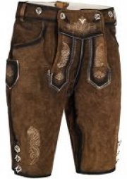Herren Trachten Lederhose kurz in Verschiedenen Farben f&uuml;r 69,99&euro; statt 119,95&euro;