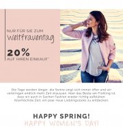Heute 20% Rabatt auf alles! Bei CECIL Damenmode