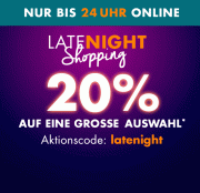Heute, Late Night Shopping -20% bei Galeria Kaufhof