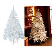 HG&reg; 180cm Wei&szlig; K&uuml;nstlicher Weihnachtsbaum mit Metallst&auml;nder f&uuml;r 17,58&euro; statt 23,98&euro;