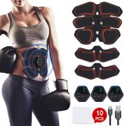 Hieha Elektrostimulation EMS Bauchmuskeltrainer 