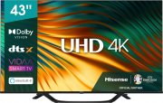 Hisense 43A66H 43 Zoll 4K Ultra HD HDR10+ Triple Tuner Smart-TV mit Alexa