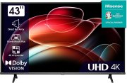 Hisense 43E6KT 43 Zoll, 4K UHD, Smart TV, Dolby Vision, Triple Tuner, Bluetooth, Alexa Built-In