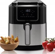 Hisense H06AFBS1S3 5 Liter Hei&szlig;luftfritteuse mit LED-Display und Touch-Bedienelementen