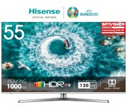 Hisense H55U8B 138 cm (55 Zoll) 4K Ultra HD, HDR 1000, DolbyVision, Triple Tuner, Smart-TV