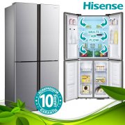 Hisense RQ515N4AC2 Side by Side NoFrost K&uuml;hl Gefrierkombination