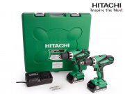 Hitachi 18V Kombibohr + Schlagbohrmaschine Set + 2 Akkus f&uuml;r 138,90&euro; inkl.Versand statt 308&euro;