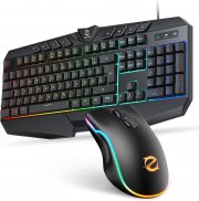 Hiwings RGB Gaming Tastatur mit Maus