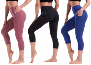 HLTPRO Capri Yoga High Waist 3/4 Damen Leggings