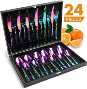HOBO Buntes Besteck 24-teilig f&uuml;r 36,98&euro; statt 54,99&euro;