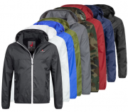 H&ouml;henhorn Rigi Herren Outdoor Rain Freizeitjacke mit Kapuze in sehr vielen Farben
