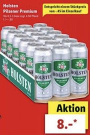 Holsten Dosenbier 18er Tray 
