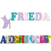 Holzbuchstaben 7cm f&uuml;r Kinderzimmerdeko & Geschenke jetzt reduziert