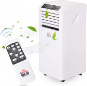 HOMCOM 2,9 kW 3-in-1 Mobile Klimager&auml;t zum K&uuml;hlen, Entfeuchtung und Ventilation mit Fernbedienung