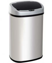 HomCom 58 Liter Automatik Abfalleimer mit Infrarotsensor