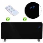HOMCOM Elektroheizung 1000/2000W mit LED-Display