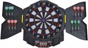 HomCom Elektronische Dartscheibe inkl. 12 Pfeile