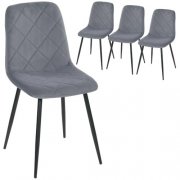 HOMCOM Esszimmerst&uuml;hle im 4er-Set f&uuml;r 75,92&euro;