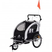 HOMCOM Kinderanh&auml;nger 2 in 1 &ndash; Fahrradanh&auml;nger und Jogger f&uuml;r 109,99&euro; statt 127,90&euro;