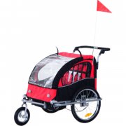 HOMCOM Kinderanh&auml;nger 2 in 1 &ndash; Fahrradanh&auml;nger und Jogger f&uuml;r 111&euro; statt 124.90&euro;