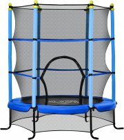 HOMCOM &Oslash;163 cm Gartentrampolin mit Sicherheitsnetz und Randabdeckung