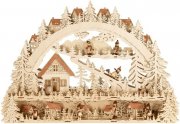 Home affaire Weihnachtsdeko Design LED Schwibbogen Winterlandschaft