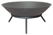 Home Deluxe Feuerschale Grey Bowl in grau 56 cm