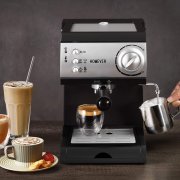 Homever Siebtr&auml;ger Espressomaschine mit Milchsch&auml;umer