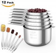 homgeek &ndash; 12-teiliges Edelstahl Messl&ouml;ffel Set f&uuml;r 18,89&euro; mit Prime
