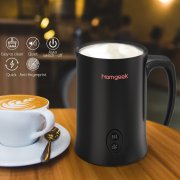Homgeek &ndash; elektrischer Milchaufsch&auml;umer mit 500W & 300ml f&uuml;r 32,56&euro; (statt 47&euro;)