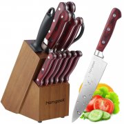 Homgeek Messerblock Messer Set, 15-teilig 40% nach Coupon Code