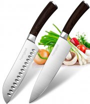 homgeek Messerset 2-teilg Messerscharfer